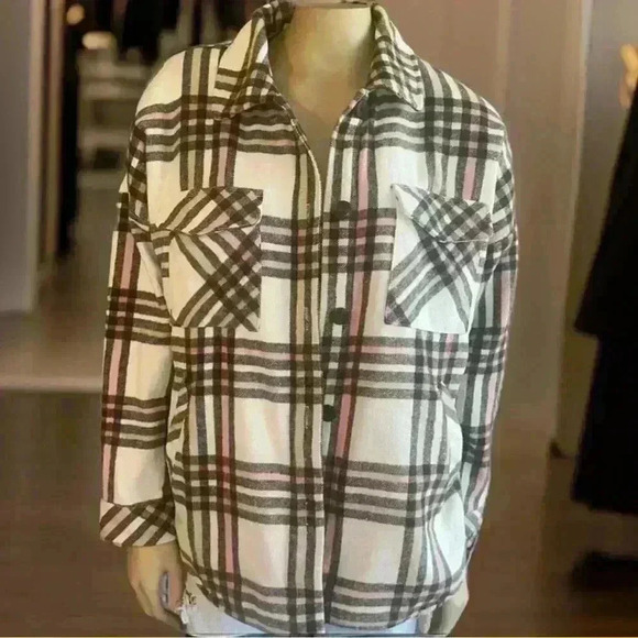 miss posh Jackets & Blazers - Miss Posh outerwear plaid winter jacket size M